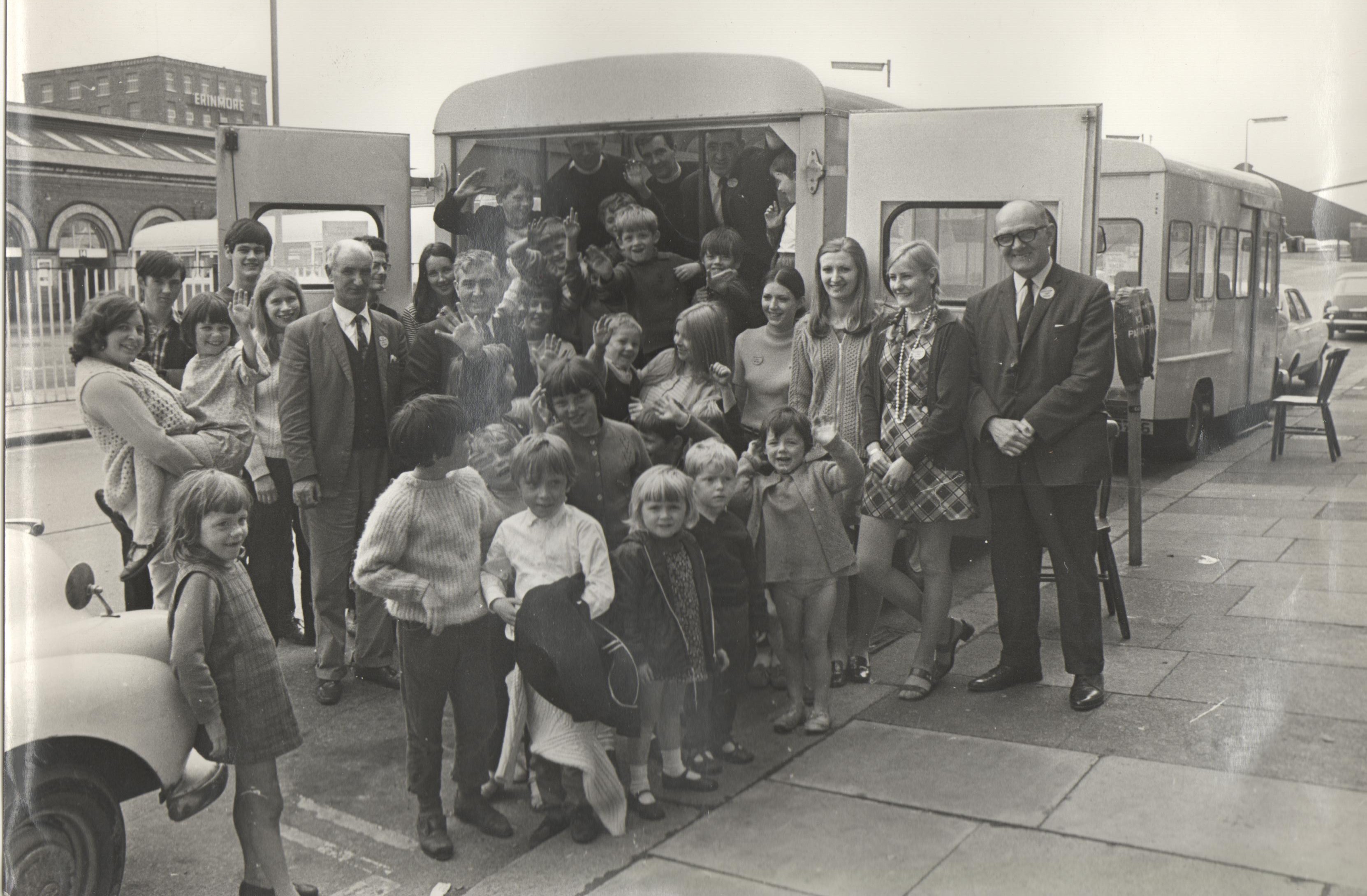 New Barnsley evacuees at Grosvenor Hall (June - July 1970)