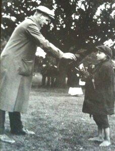 BCM staff member and child photo