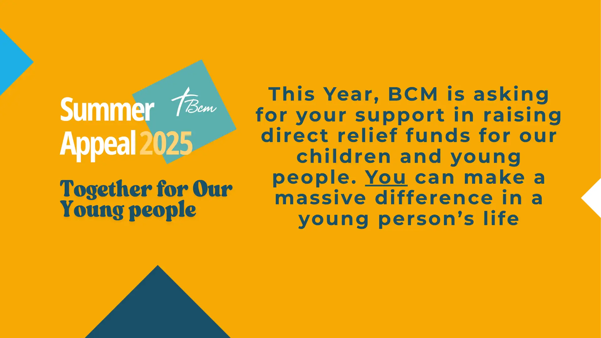 Summer Appeal yellow graphic